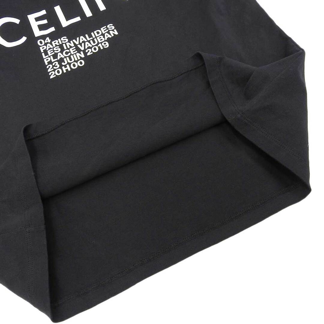 celine(セリーヌ)のセリーヌ ロゴ コットン Tシャツ 2X308799I メンズ ブラック CELINE 【中古】 【アパレル・小物】 メンズのトップス(Tシャツ/カットソー(半袖/袖なし))の商品写真