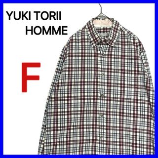 ユキトリイインターナショナル(YUKI TORII INTERNATIONAL)のYUKI TORII HOMME 長袖 チェック柄 シャツ メンズ カジュアル(シャツ/ブラウス(長袖/七分))