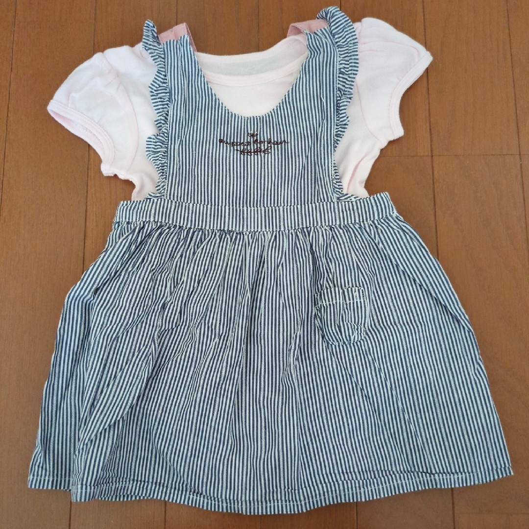 apres les cours(アプレレクール)の子供服　キッズ　女の子　80センチ　アプレレクール キッズ/ベビー/マタニティのベビー服(~85cm)(ワンピース)の商品写真