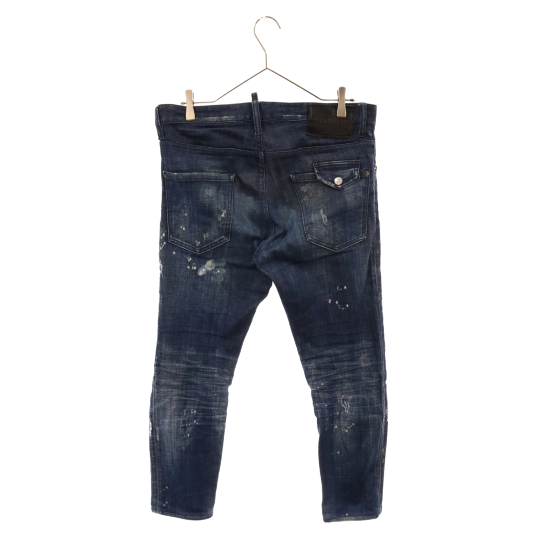 DSQUARED2(ディースクエアード)のDSQUARED2 ディースクエアード Cool Guy Jean ローライズ クラッシュ加工 スキニーデニム ジーンズ S74LB0836 インディゴ メンズのパンツ(デニム/ジーンズ)の商品写真