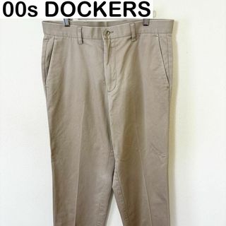 00s DOCKERS ドッカーズ　刺繍ロゴ　コットン　チノパン　古着　アメカジ(その他)