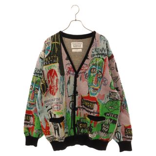 WACKO MARIA - WACKO MARIA ワコマリア 22AW ×JEAN-MICHEL BASQUIAT CARDIGAN TYPE-3 WM-KN06 ジャンミシェルバスキア モヘア カーディガン マルチカラー