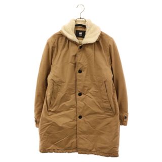 ジースター(G-STAR RAW)のG-STAR RAW ジースターロウ Garber Canvas Teddy Overcoat D12474-7845-3036 裏地キルティングロングジャケット 襟ボアテディオーバーコート ベージュ(フライトジャケット)