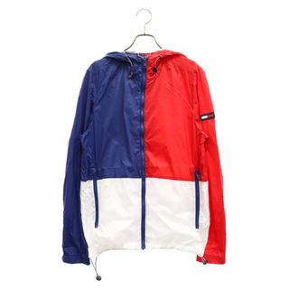 トミーヒルフィガー(TOMMY HILFIGER)のTOMMY HILFIGER トミーヒルフィガー ラバーロゴ ナイロンジップアップジャケット マルチ(ナイロンジャケット)