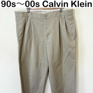 Calvin Klein - 90s〜00s Calvin Klein 2タック　チノパン　古着　ヴィンテージ