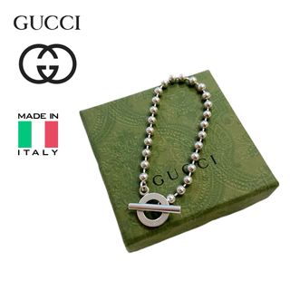 グッチ(Gucci)の希少★GUCCI グッチ イタリア製 SV925 ボールチェーンブレスレット(ブレスレット)