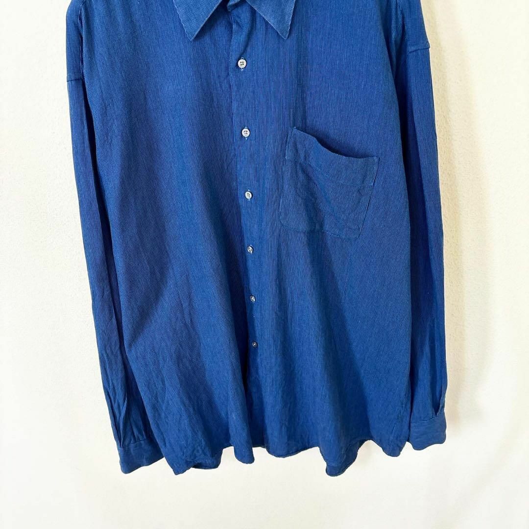 PERRY ELLIS(ペリーエリス)の90s〜00s PERRY ELLIS ペリーエリス　長袖　シャツ　古着 メンズのトップス(Tシャツ/カットソー(七分/長袖))の商品写真