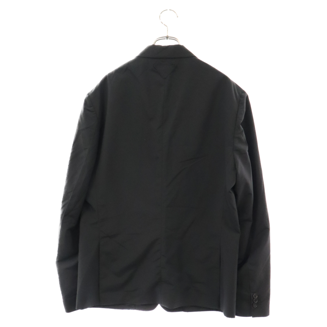 PRADA(プラダ)のPRADA プラダ TRAVEL EDITION Single breasted blazer トラベルエディション パッカブル ウールナイロン 三角ロゴパッチ付き 2Bテーラードジャケット SD020 S221 1VTK メンズのジャケット/アウター(テーラードジャケット)の商品写真