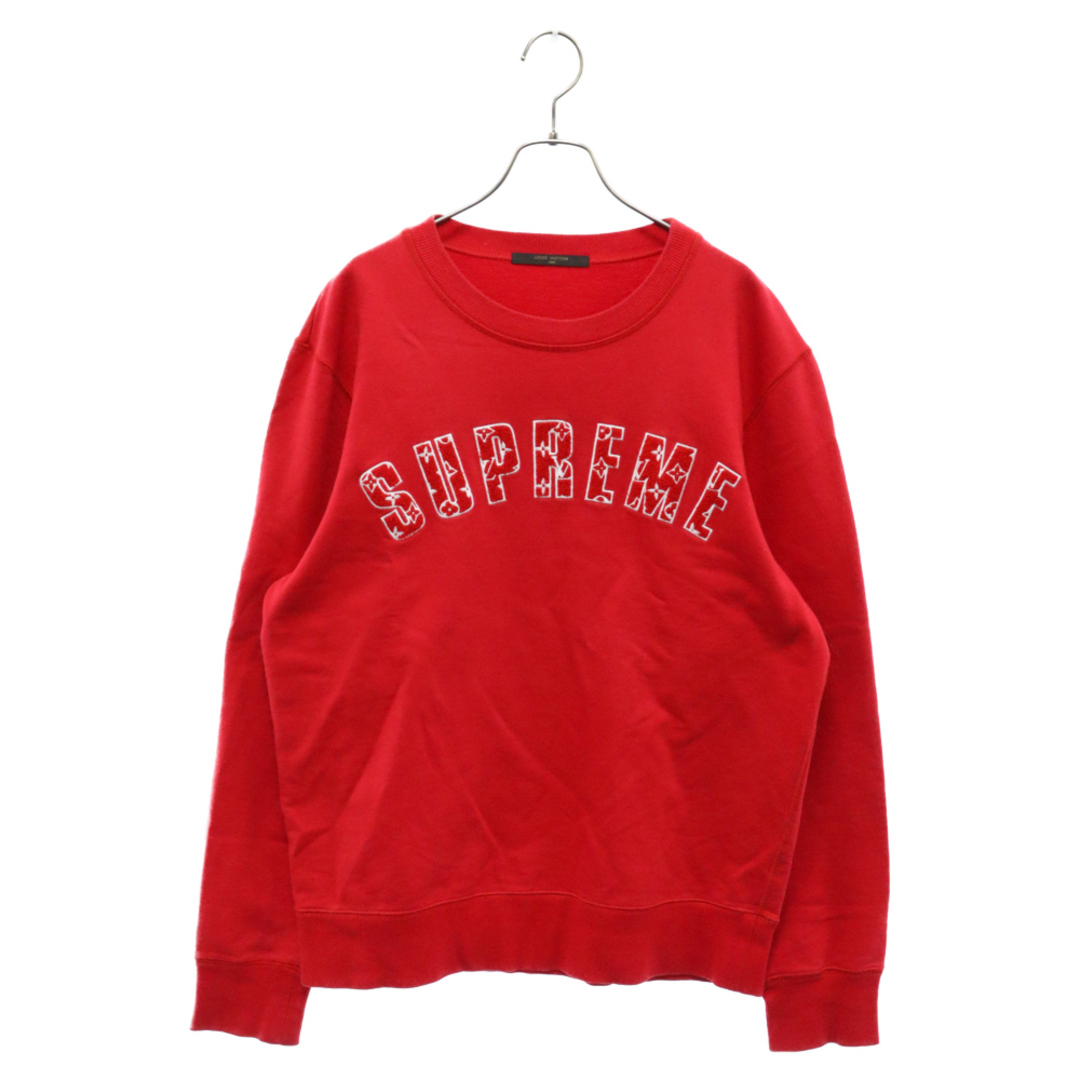 LOUIS VUITTON(ルイヴィトン)のLOUIS VUITTON ルイヴィトン 17AW × SUPREME Arc Logo Crewneck アーチロゴスウェットトレーナー レッド RM172 JIU HDY93W メンズのトップス(スウェット)の商品写真