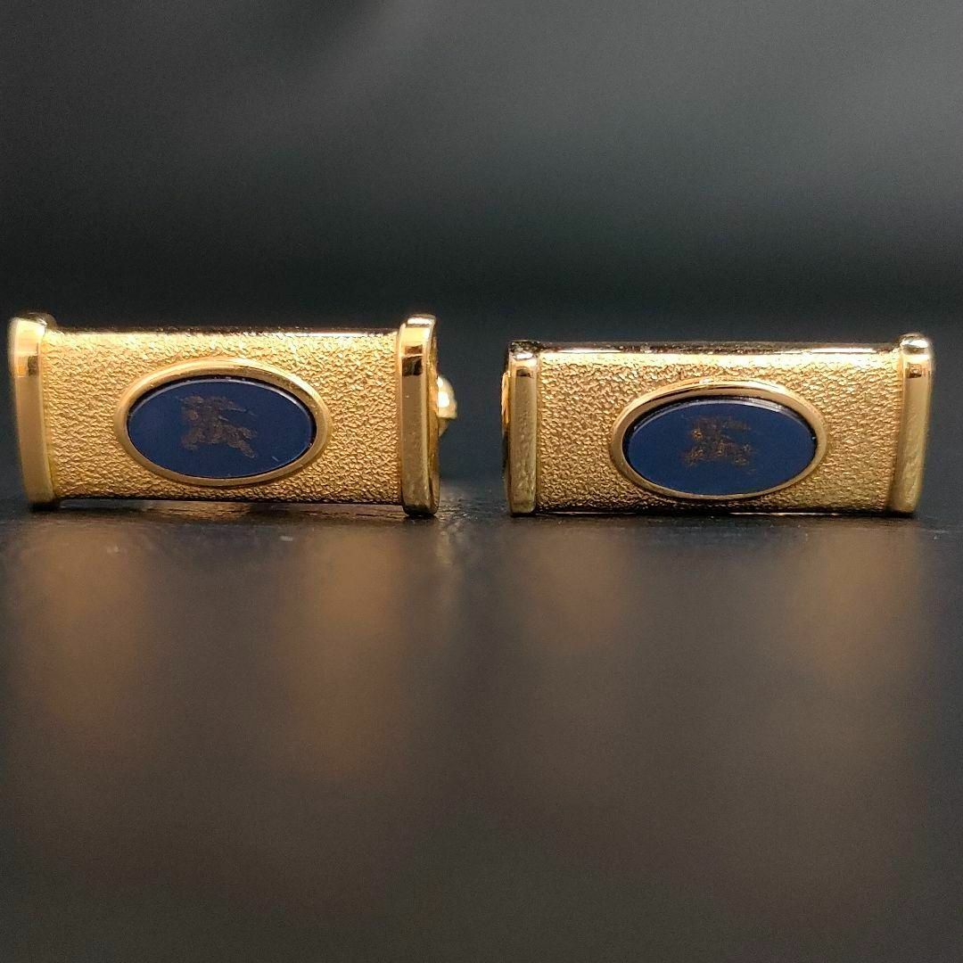 極美品】Burberry バーバリー カフス・タイピンセット ゴールド 極美品】Burberry バーバリー カフス・タイピンセット ゴールド