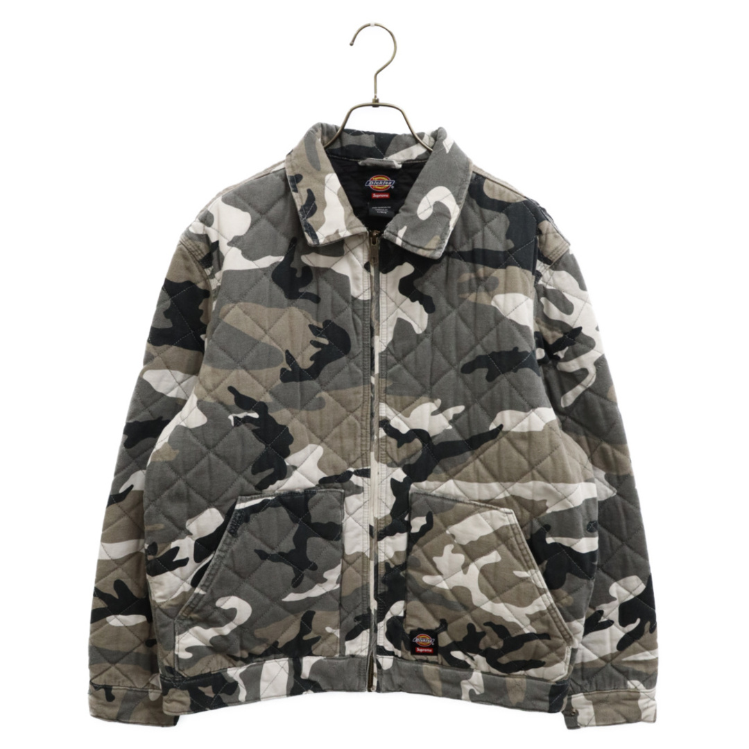 Supreme(シュプリーム)のSUPREME シュプリーム 21AW ×Dickies Quilted Work Jacket Grey Camo ディッキーズ キルティングワークジャケット グレー メンズのジャケット/アウター(フライトジャケット)の商品写真