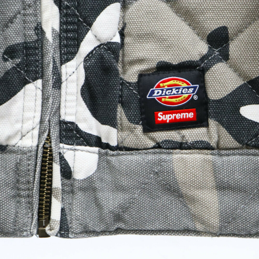 Supreme(シュプリーム)のSUPREME シュプリーム 21AW ×Dickies Quilted Work Jacket Grey Camo ディッキーズ キルティングワークジャケット グレー メンズのジャケット/アウター(フライトジャケット)の商品写真