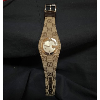 グッチ(Gucci)のGUCCI グッチ 時計 レディース 104 キャンバス(腕時計)