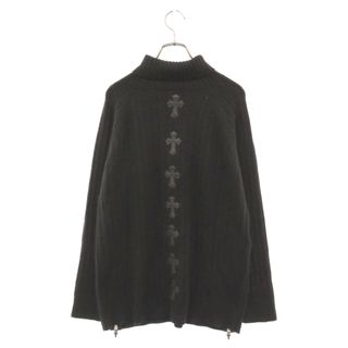 クロムハーツ(Chrome Hearts)のCHROME HEARTS クロムハーツ CHクロスパッチ付きカシミアニット(ニット/セーター)