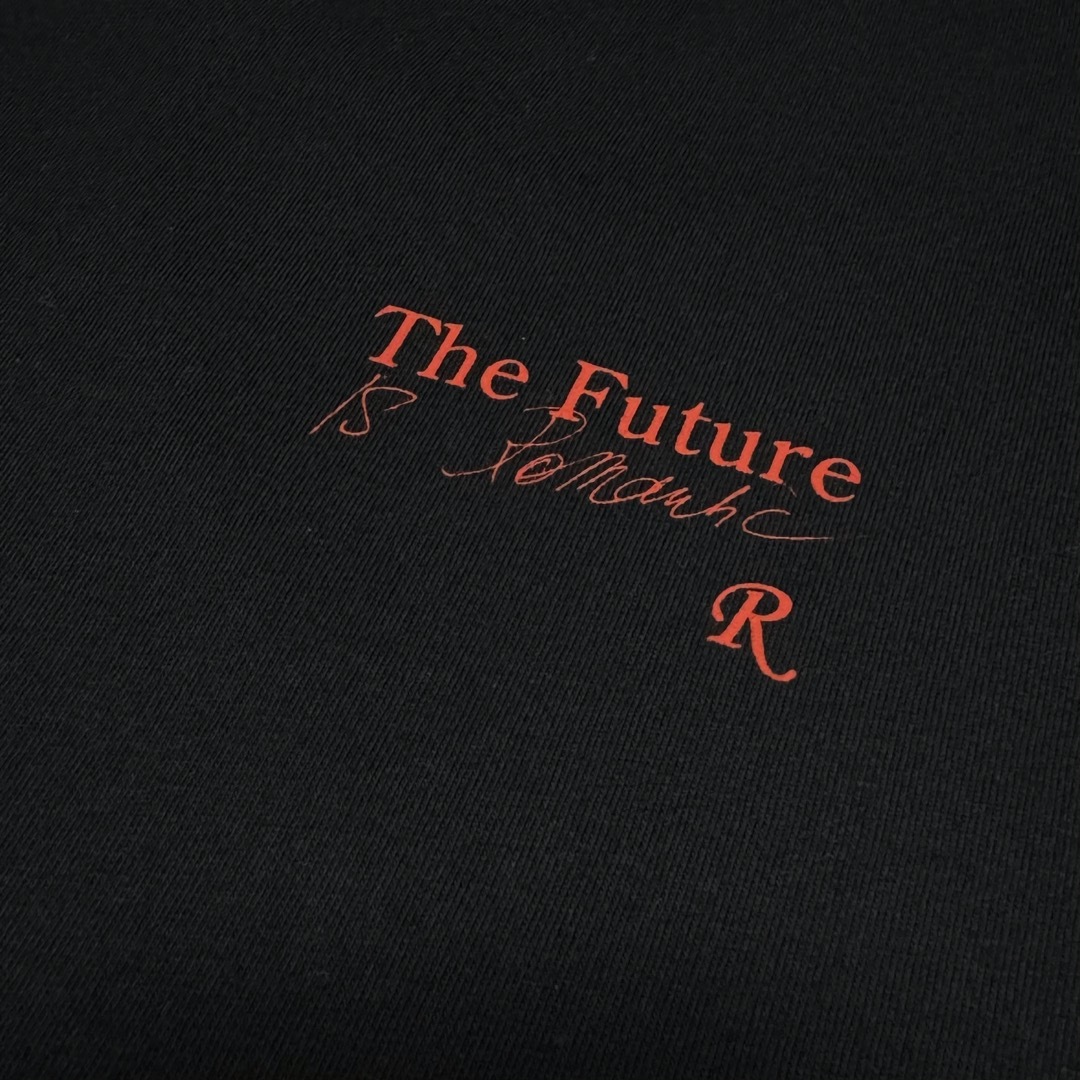 RAF SIMONS(ラフシモンズ)のRaf Simons t-Shirt Black Red Logo L メンズのトップス(Tシャツ/カットソー(半袖/袖なし))の商品写真