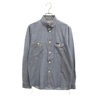 ヒステリックグラマー(HYSTERIC GLAMOUR)のHYSTERIC GLAMOUR ヒステリックグラマー デニムシャンブレー 長袖シャツ インディゴ 0212AH08(シャツ)