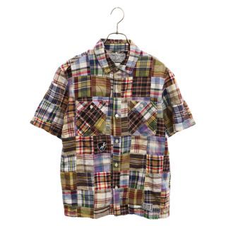 ネイバーフッド(NEIGHBORHOOD)のNEIGHBORHOOD ネイバーフッド CALICO.PW C-SHIRT.SS マドラスチェック パッチワーク 半袖シャツ マルチカラー 091GWNH-SHM02(シャツ)