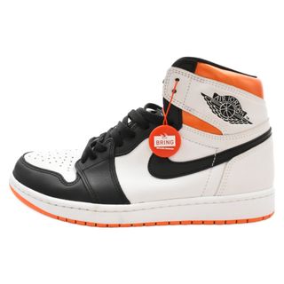 ナイキ(NIKE)のNIKE ナイキ AIR JORDAN 1 HIGH OG ELECTRO ORANGE 555088-180 エア ジョーダン 1 ハイ エレクトロオレンジ スニーカー ホワイト/オレンジ US10/28cm(スニーカー)