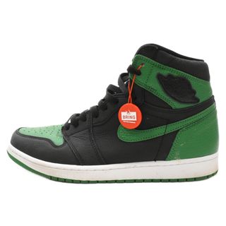 ナイキ(NIKE)のNIKE ナイキ AIR JORDAN 1 RETRO HIGH OG PINE GREEN 555088-030 エアジョーダン 1 パイングリーン ハイカットスニーカー グリーン US9.5/27.5cm(スニーカー)