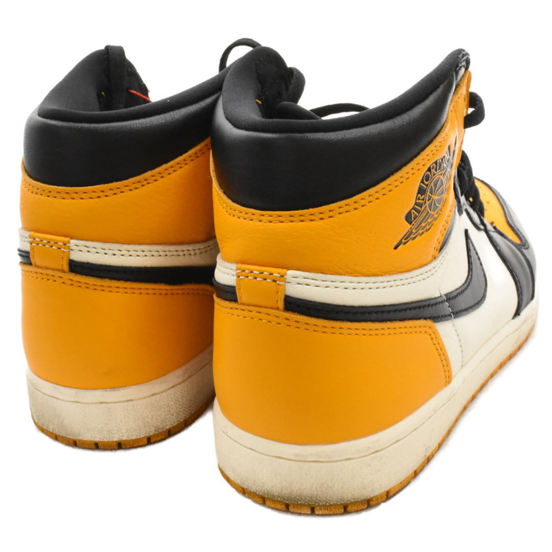 NIKE(ナイキ)のNIKE ナイキ AIR JORDAN 1 HIGH OG Taxi 555088-711 エアジョーダン 1 タクシー ハイカットスニーカー イエロー/ブラック US9.5/27.5cm メンズの靴/シューズ(スニーカー)の商品写真