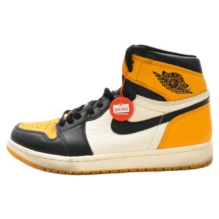 ナイキ(NIKE)のNIKE ナイキ AIR JORDAN 1 HIGH OG Taxi 555088-711 エアジョーダン 1 タクシー ハイカットスニーカー イエロー/ブラック US9.5/27.5cm(スニーカー)