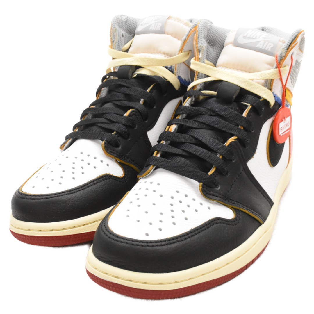 NIKE(ナイキ)のNIKE ナイキ ×UNION AIR JORDAN 1 RETRO HI NRG BV1300-106 ユニオン エアジョーダン1 レトロ ハイカットスニーカー US8/26cm ブラック/レッド/ホワイト メンズの靴/シューズ(スニーカー)の商品写真