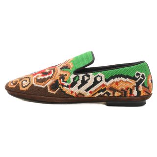 ロエベ(LOEWE)のLOEWE ロエベ Embroidered Slipper エンブロイダリー 総柄デザイン スリッパ スリッポン ローカットシューズ マルチカラー 621710(その他)