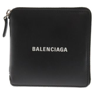 バレンシアガ(Balenciaga)のBALENCIAGA バレンシアガ エブリデイ ジッピー カーフスキン レザー 二つ折り財布 ブラック 594693(折り財布)