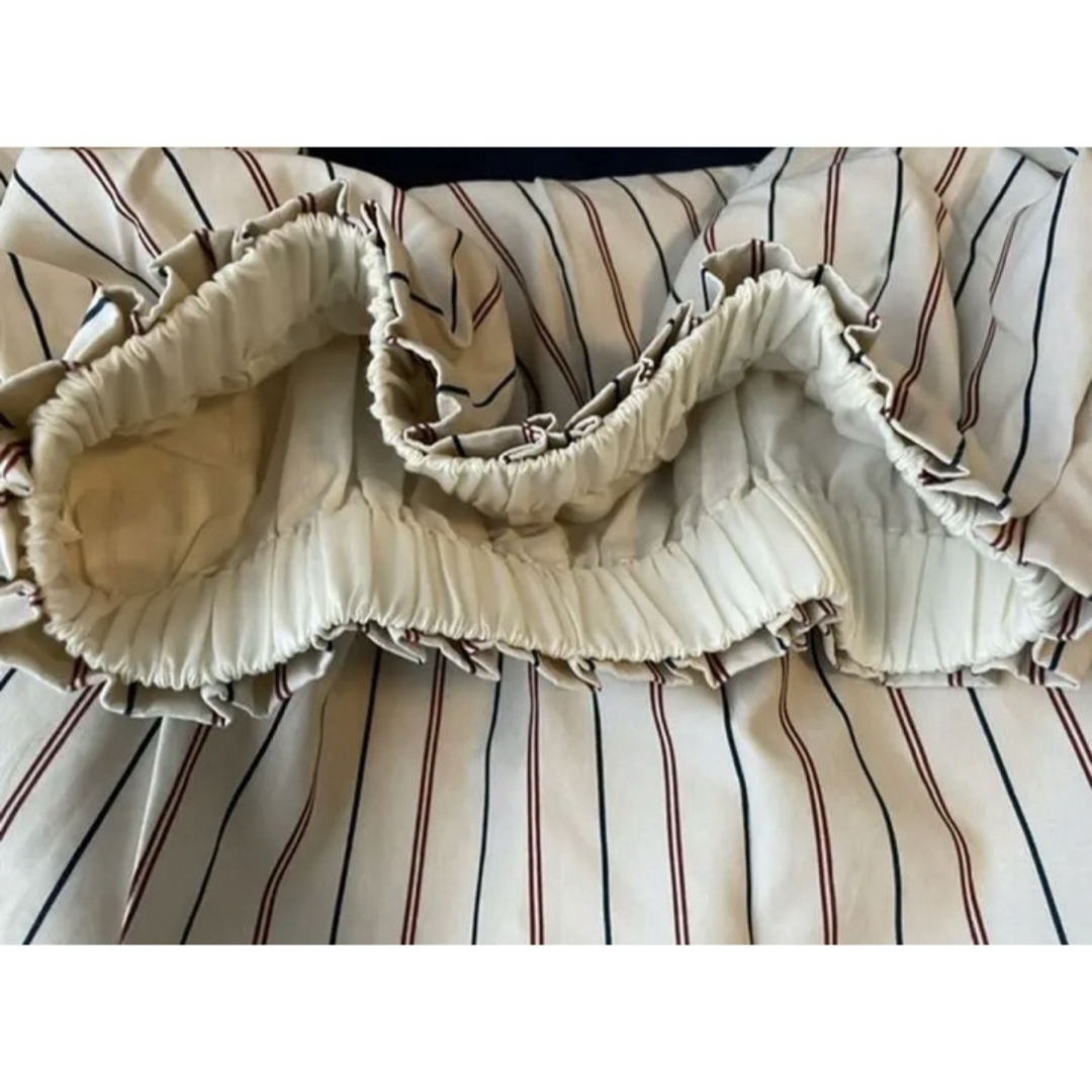 chocol raffine robe(ショコラフィネローブ)のレディーススカート　2着セット　ストライプ柄　セポ　ショコラフィネローブ レディースのスカート(ひざ丈スカート)の商品写真