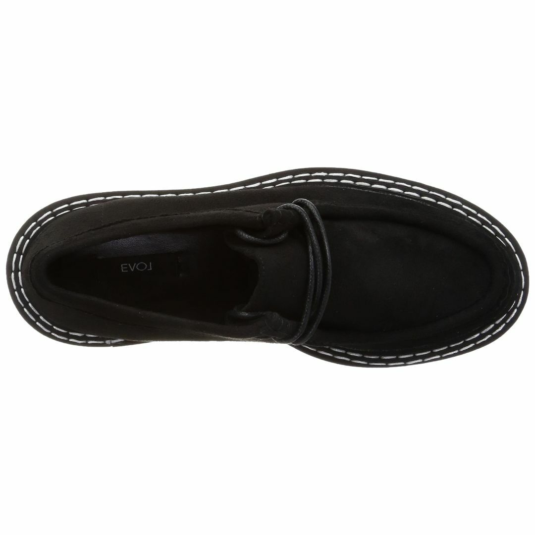 [イーボル] オックスフォード ダブルステッチ厚底モカシンシューズ レディース レディースの靴/シューズ(その他)の商品写真