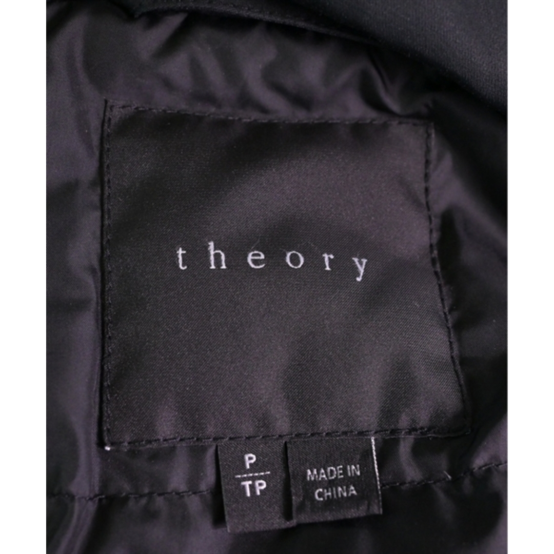 theory(セオリー)のTheory セオリー ダウンコート P(XS位) 黒 【古着】【中古】 レディースのジャケット/アウター(ダウンコート)の商品写真