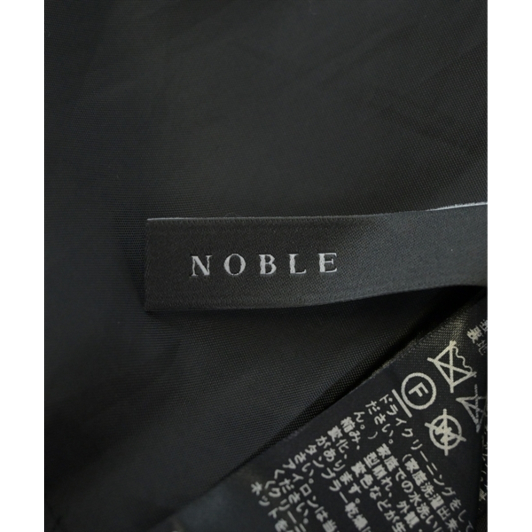 Noble(ノーブル)のNOBLE ノーブル ひざ丈スカート 36(S位) 黒xベージュ(ドット) 【古着】【中古】 レディースのスカート(ひざ丈スカート)の商品写真