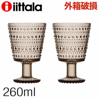 iittala - (KM0492)訳あり イッタラ カステヘルミ ユニバーサルグラス 2個セット