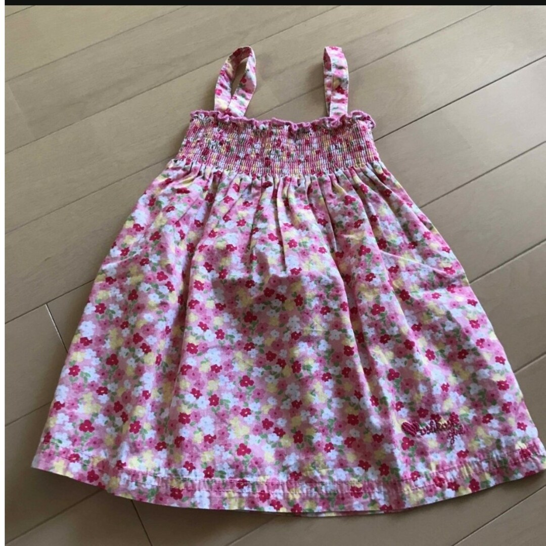 BeBe(ベベ)のBeBe・オシュコシュ・ファミリア　ワンピース＆ボレロ　80 キッズ/ベビー/マタニティのベビー服(~85cm)(ワンピース)の商品写真