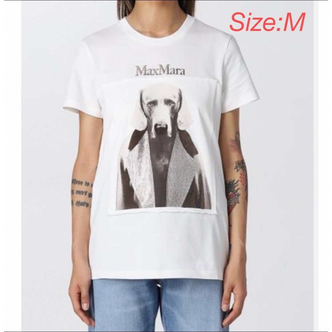 Max Mara(マックスマーラ)の新品♡大人気　Max MaraドッグTシャツMサイズ レディースのトップス(Tシャツ(半袖/袖なし))の商品写真