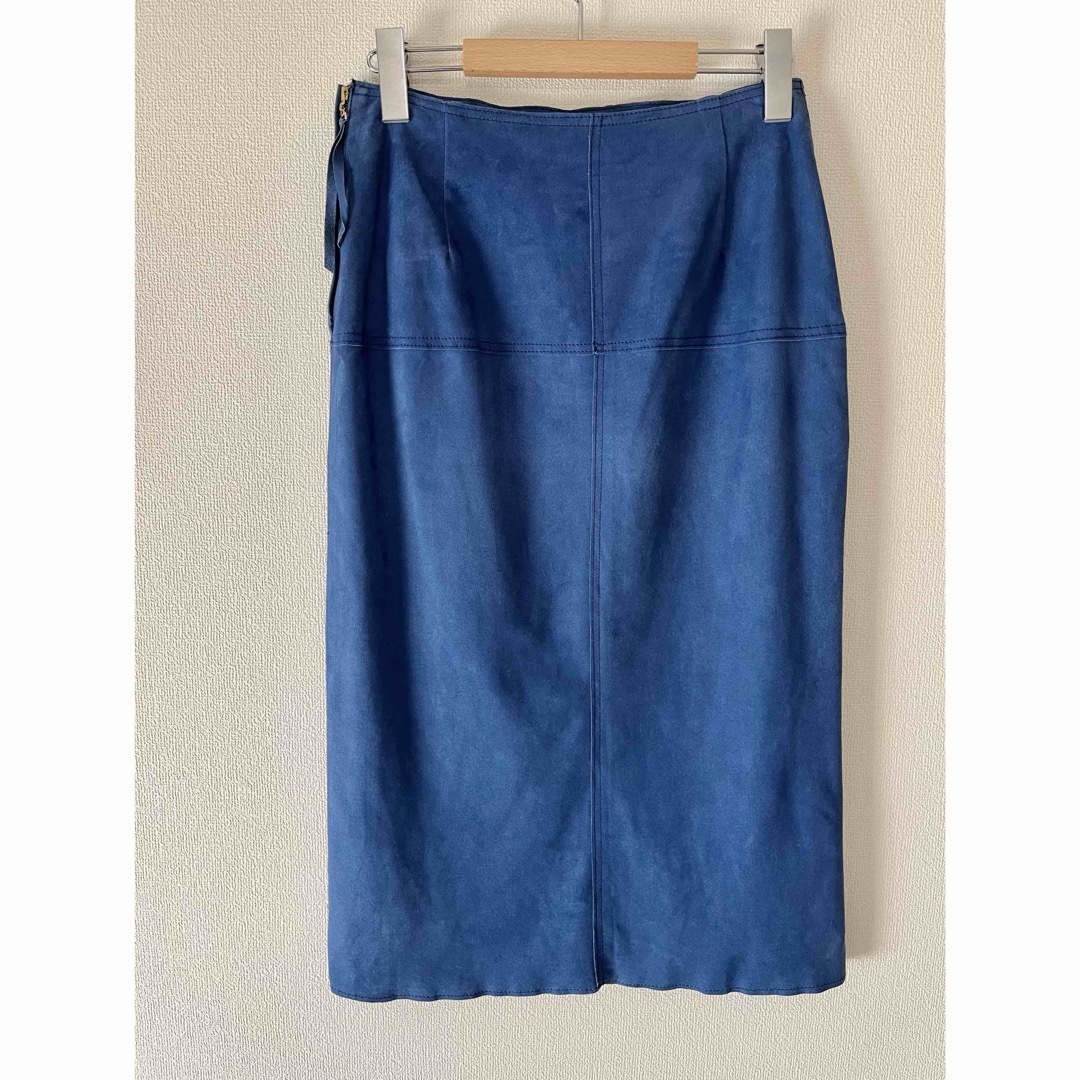 ROPE’(ロペ)のロペ　スエード地スカート レディースのスカート(ひざ丈スカート)の商品写真