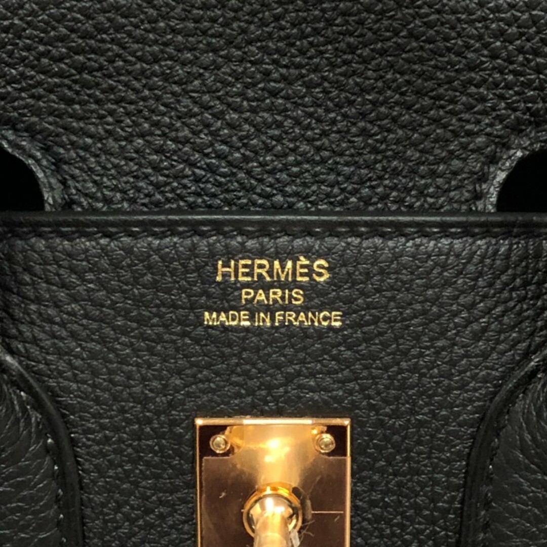 Hermes(エルメス)の　エルメス HERMES バーキン25 U刻 ブラック ピンクゴールド金具 トゴ レディース ハンドバッグ レディースのバッグ(ハンドバッグ)の商品写真