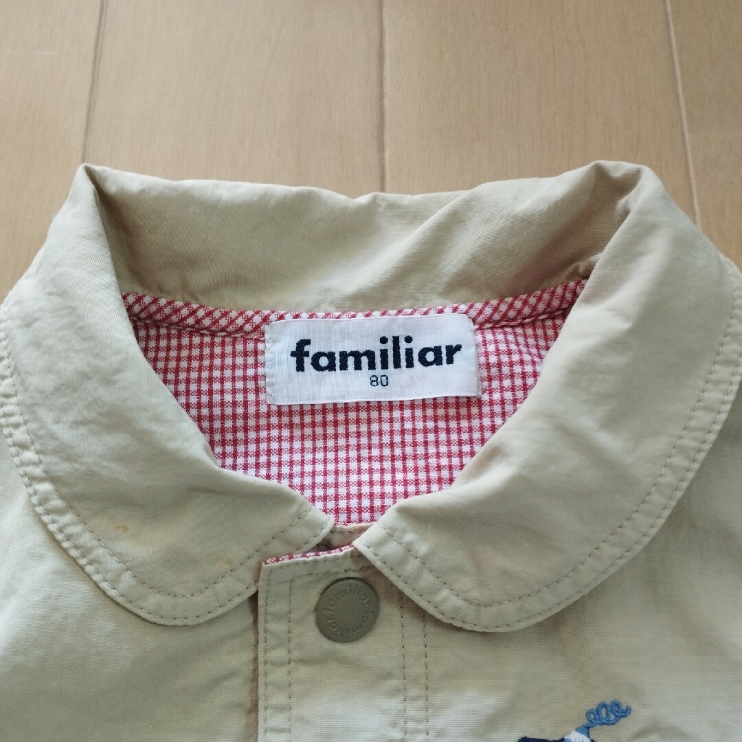 familiar(ファミリア)のファミリア　アウター　ジャケット　80 キッズ/ベビー/マタニティのベビー服(~85cm)(ジャケット/コート)の商品写真