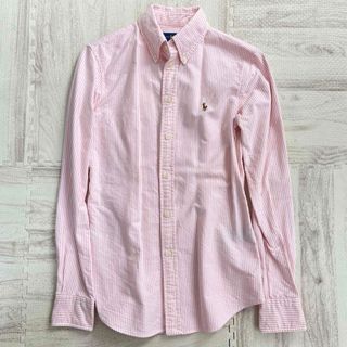 ラルフローレン(Ralph Lauren)のRALPH LAUREN ラルフローレン　シャツ　ストライプ　XS(シャツ/ブラウス(長袖/七分))