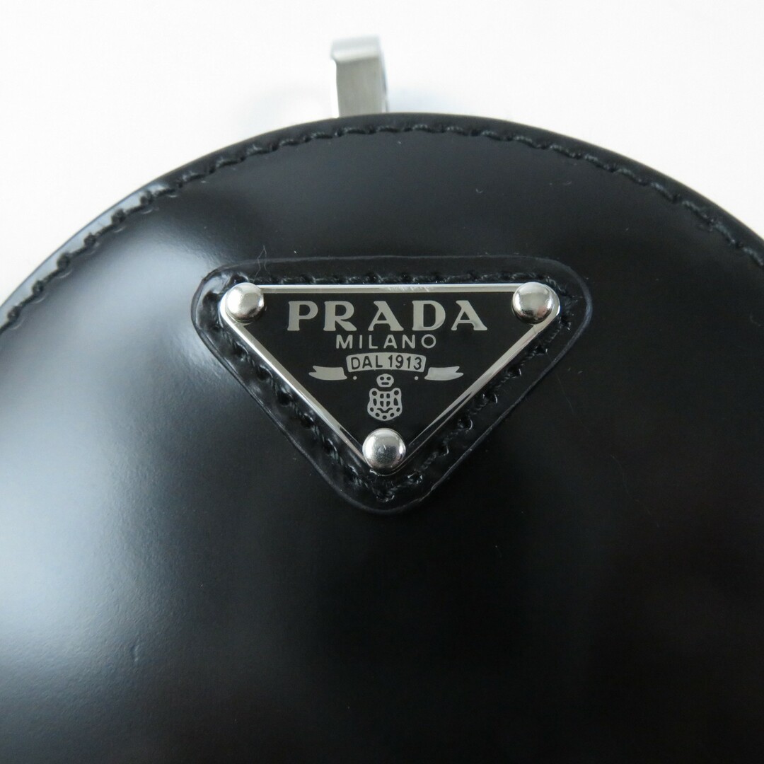 PRADA 黒 レザー コインケース 箱付き（未使用保管品 箱付 PRADA