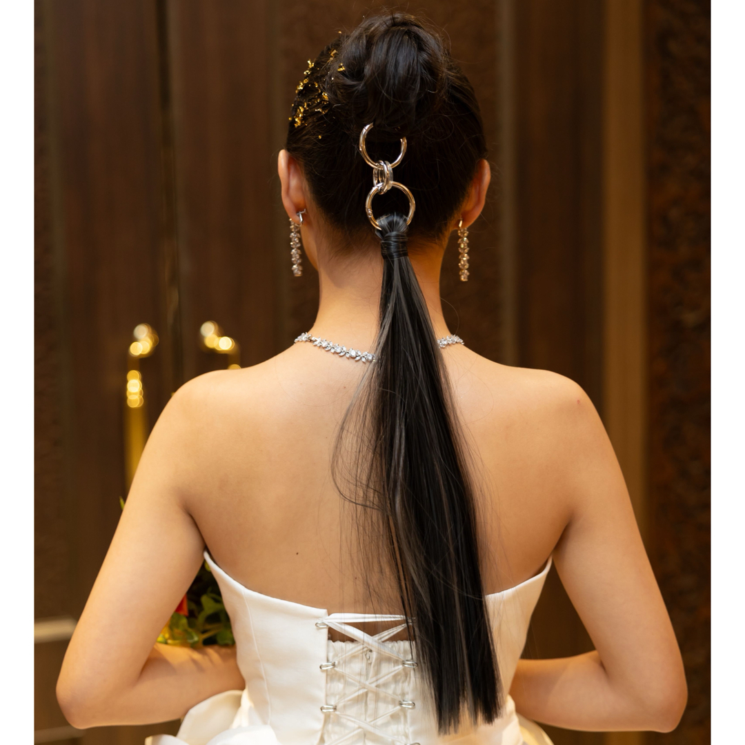 AQUADOLL(アクアドール)の髪飾り　ポニーテールリング コスメ/美容のヘアケア/スタイリング(その他)の商品写真