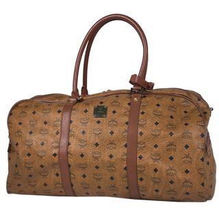 エムシーエム(MCM)のエム・シー・エム ロゴグラム ボストンバッグ レディース 【中古】(ボストンバッグ)