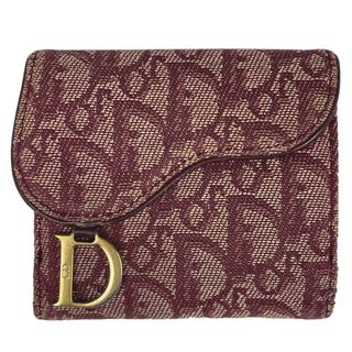 クリスチャンディオール(Christian Dior)のクリスチャンディオール トロッター柄 二つ折り財布 レディース 【中古】(財布)