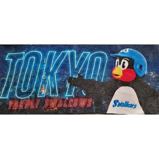 トウキョウヤクルトスワローズ(東京ヤクルトスワローズ)の東京ヤクルトスワローズ つば九郎 ハンドタオル(応援グッズ)