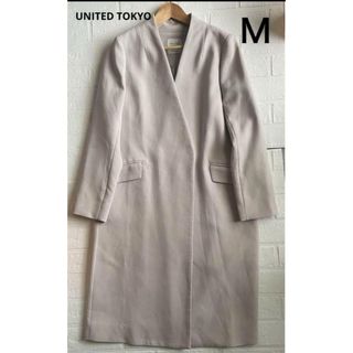 UNITED TOKYO - UNITEDTOKYOユナイテッドトウキョウVネックノーカラーコートMサイズ