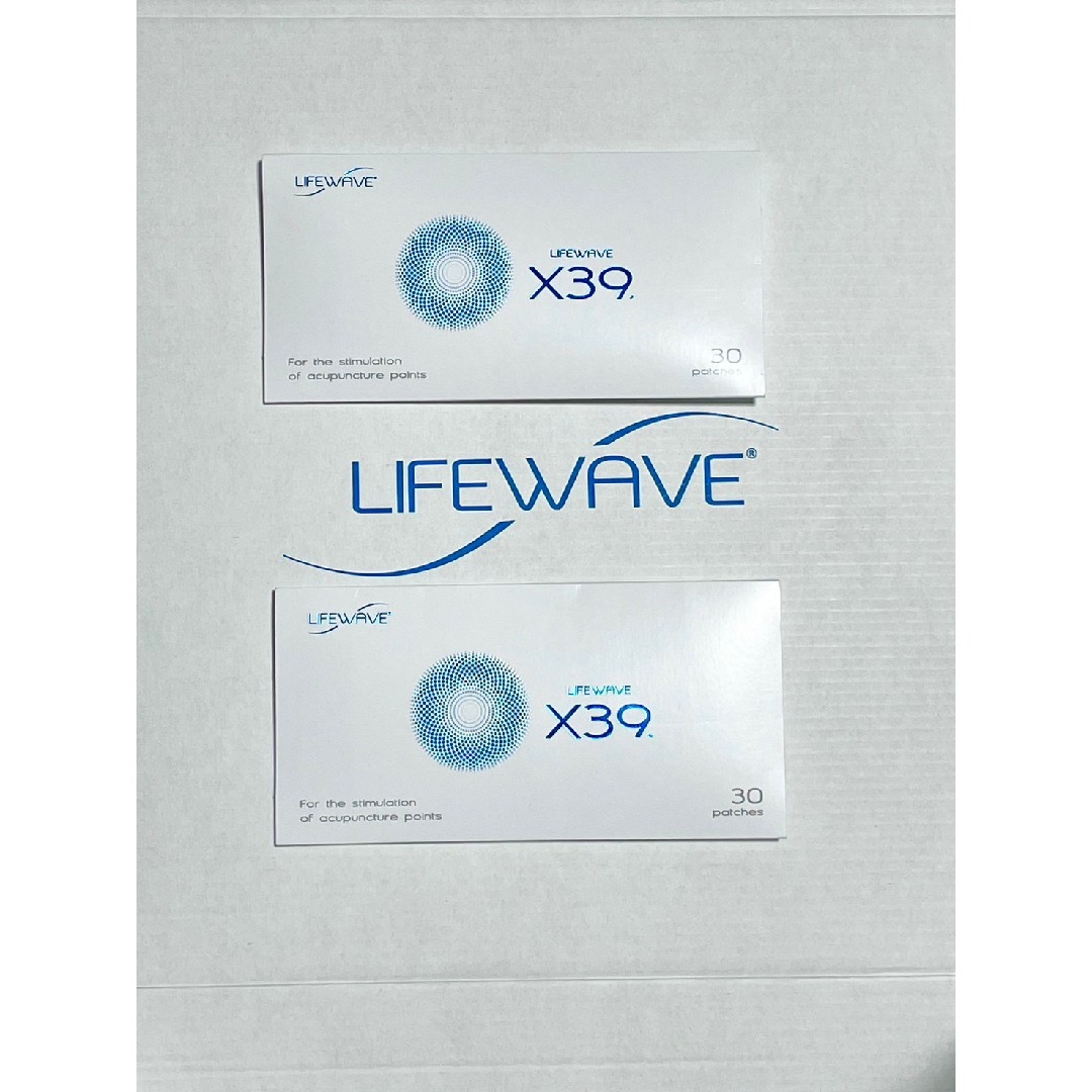 ライフウェーブ LIFEWAVE x39 パッチ 二つセット 人気を誇る - 健康