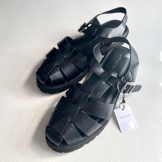 OPAQUE.CLIP - 新品 OPAQUE.CLIP グルカサンダル ブラック Lサイズ