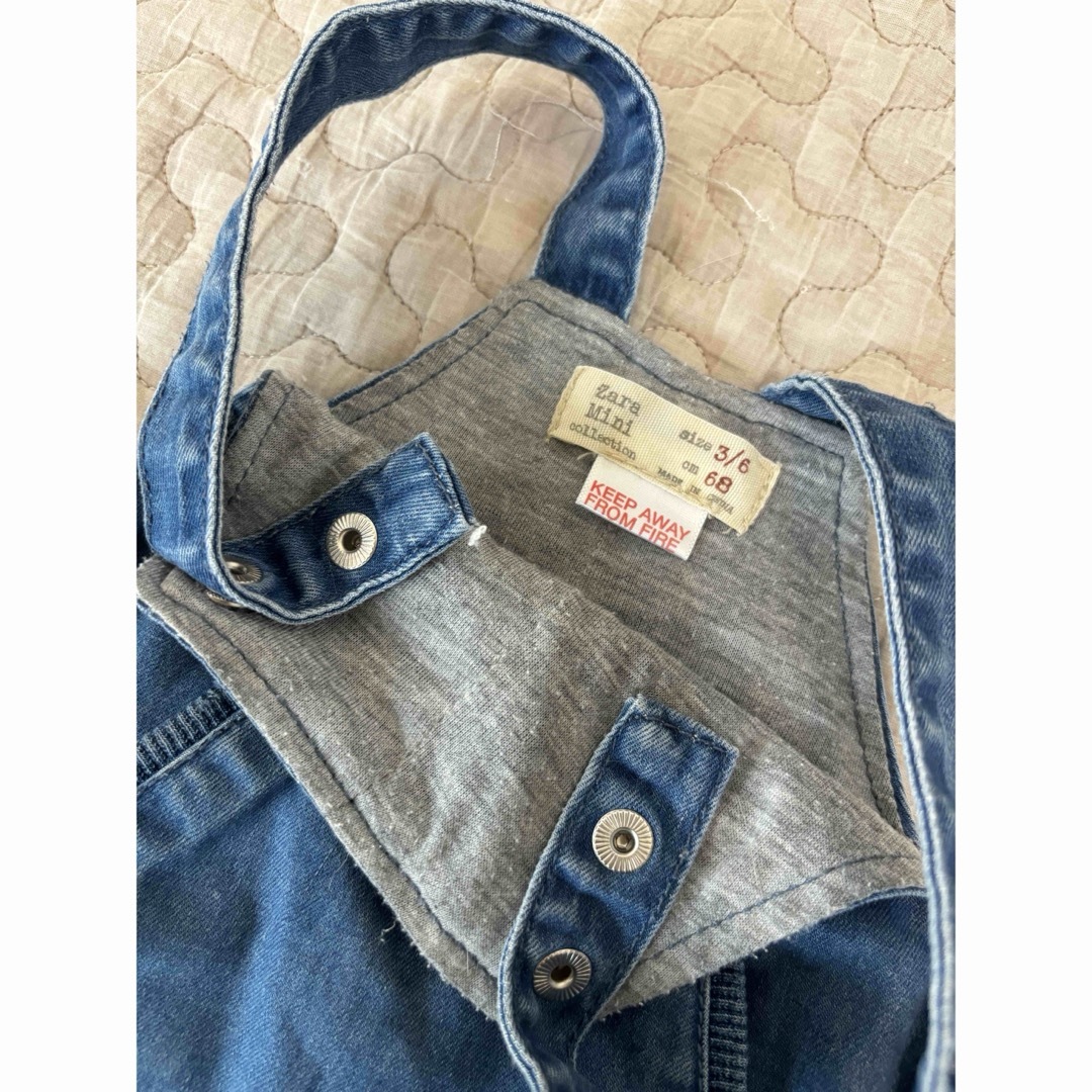 ZARA KIDS(ザラキッズ)のzarababy サロペット キッズ/ベビー/マタニティのベビー服(~85cm)(ロンパース)の商品写真