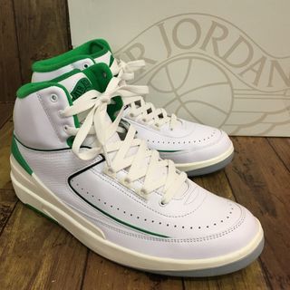 ナイキ(NIKE)のNIKE AIR JORDAN 2 RETRO LUCKY GREEN ナイキ エア ジョーダン 2 レトロ ラッキーグリーン【7327-004】(スニーカー)