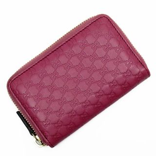 グッチ(Gucci)のグッチ GUCCI コインケース レザー ピンクパープル ユニセックス 255452 送料無料【中古】 g4009a(コインケース)